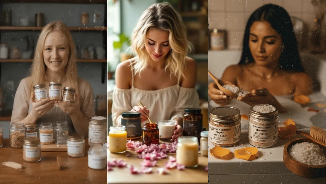 Colagem com três cenas do método Essência Lucrativa